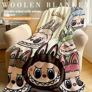 Printed fleece blanket